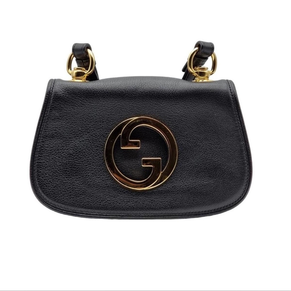 Gucci Blondy black gold Leather Bag